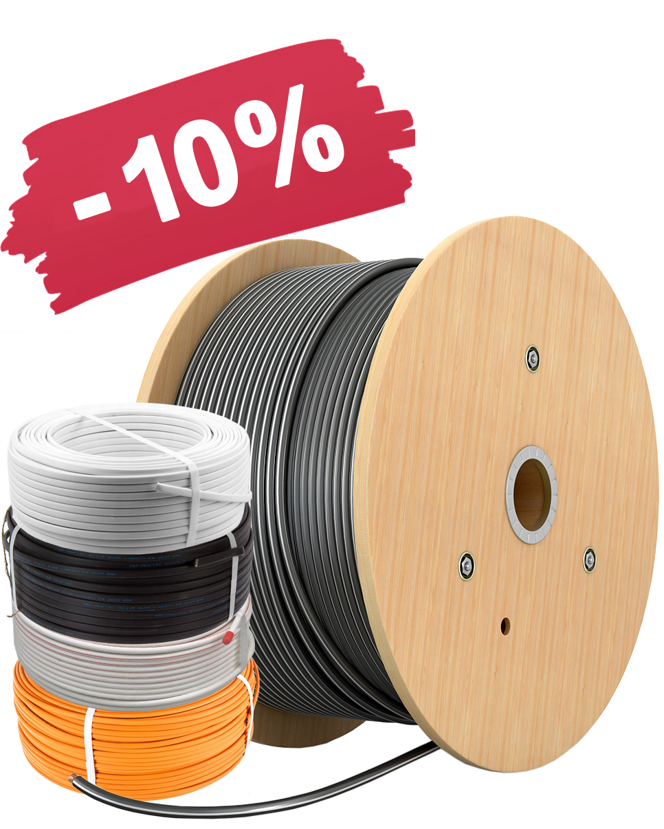 Скидка 10% на кабельную продукцию